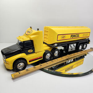 Large Pennzoil Remco Oil Tanker Tuff Ones Brand 17" Oil Gas Semi Truck